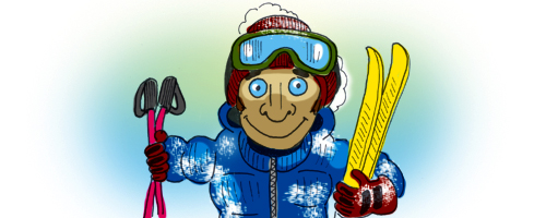 Рики горе-лыжник